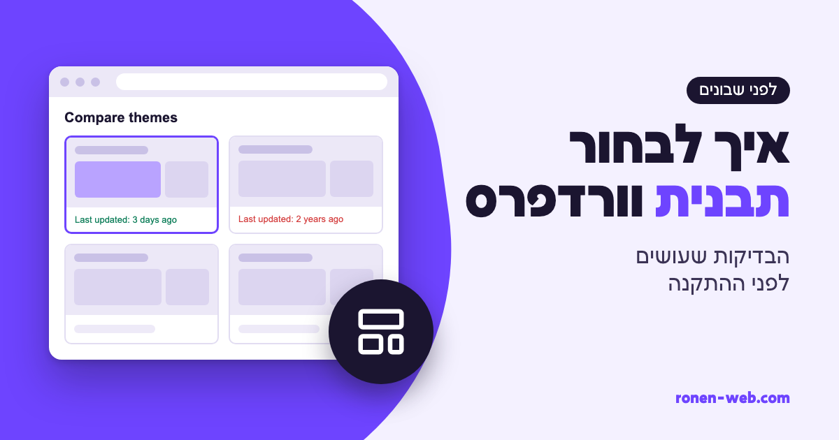 איך לבחור תבנית וורדפרס לאתר העסק: הבדיקות לפני ההתקנה