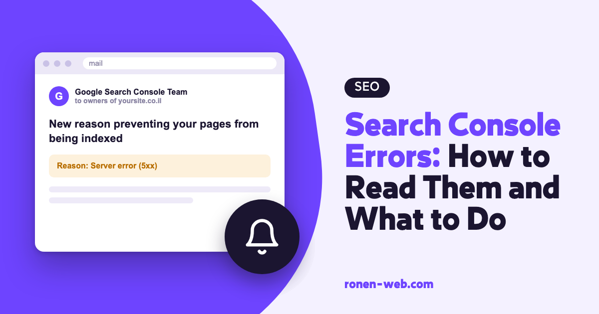 Search Console Errors: How to Read Them and What to Do